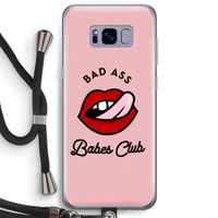 Badass Babes Club: Samsung Galaxy S8 Plus Transparant Hoesje met koord