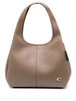 Coach sac cabas Lana en cuir grainé - Marron - thumbnail