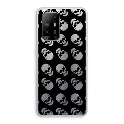 Musketon Skulls: Oppo A94 5G Transparant Hoesje