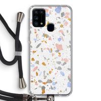 Terrazzo N°8: Samsung Galaxy M31 Transparant Hoesje met koord