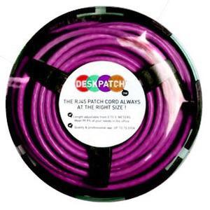 PatchSee DESK-VR-6-F/5 netwerkkabel Violet 5 m Cat6a