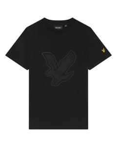 Lyle & Scott T-shirt graphic eagle - Z865 Jet zwart