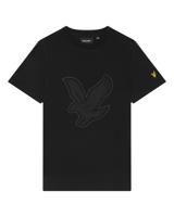 Lyle & Scott T-shirt graphic eagle - Z865 Jet zwart