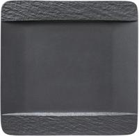 Villeroy & Boch Dinerbord Manufacture Rock - Zwart - 28 x 28 cm - thumbnail
