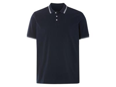 LIVERGY Heren poloshirt - plus size (Marineblauw, 4XL)