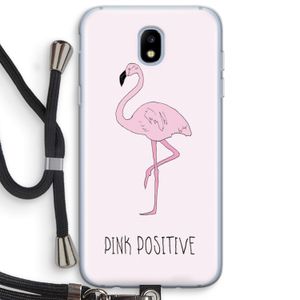 Pink positive: Samsung Galaxy J5 (2017) Transparant Hoesje met koord