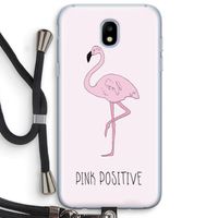 Pink positive: Samsung Galaxy J5 (2017) Transparant Hoesje met koord