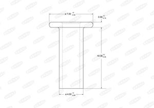 Spreidniet, trommelremvoering BERAL, Diameter (mm)4mm, u.a. für Mercedes-Benz, VW