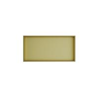 Hotbath &MORE Inbouwbox of inbouwnis - 30x60x10 - Geborsteld messing PVD BOX060BBP