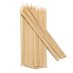 Zakje met 85x BBQ Sateprikkers hout 20 cm   -