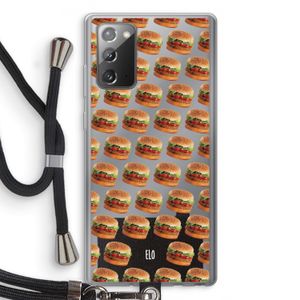 Giants: Samsung Galaxy Note 20 / Note 20 5G Transparant Hoesje met koord