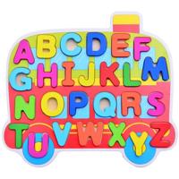 Kinderen puzzel speelgoed kwekerij cartoon hand Grab Board houten multiplex puzzel voor kinderen digitale alfabet cognitie (brief)