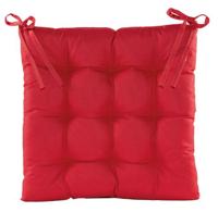 Stoelkussen gewatteerd 38x38cm rood Anna's Collection - Annas collection