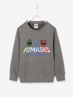 Pyjamasques® jongenssweater met print gechineerd grijs