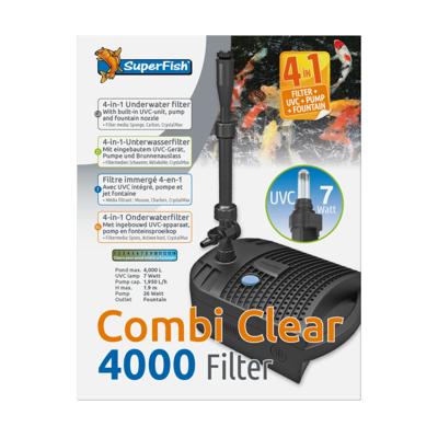 Superfish Combi Clear 4000 Vijverfilter - Kristalhelder Water in 14 Dagen, Energiezuinig