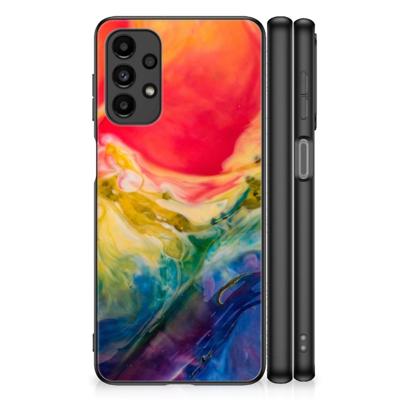 Kleurrijke Telefoonhoesje Samsung Galaxy A13 4G Watercolor Dark