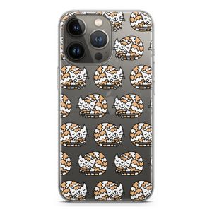 Slapende poes: iPhone 13 Pro Transparant Hoesje