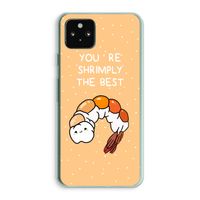 You're Shrimply The Best: Google Pixel 5a 5G Transparant Hoesje