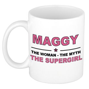 Maggy The woman, The myth the supergirl cadeau koffie mok / thee beker 300 ml