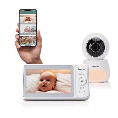 Alecto DVM2060 - Dual Mode Babyfoon met camera & app - 5 inch kleurenscherm - Full HD (1080p) - Wit