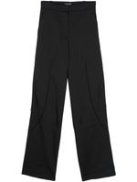 Kiko Kostadinov pantalon Hina à design plissé - Noir