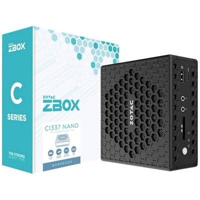 Zotac Barebone ZBOX CI337 NANO Intel® N N100 3.4 GHz Intel UHD Graphics ZBOX-CI337NANO-BE