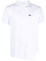 Comme Des Garçons Shirt x Lacoste polo à design asymétrique - Blanc - thumbnail