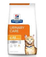 HILL'S PRESCRIPTION DIET Feline c/d Urinary Care Multicare Droog kattenvoer Kip 8 kg