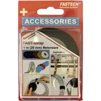 FASTECH® 910-330C Klittenband Om te bundelen Haak- en lusdeel (l x b) 1000 mm x 20 mm Zwart 1 m - thumbnail