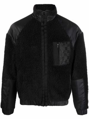MISBHV veste zippée à empiècements contrastants - Noir