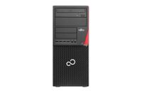 Fujitsu ESPRIMO P756/E90+ DDR4-SDRAM i3-6100 Desktop Intel® Core™ i3 4 GB 128 GB SSD Windows 7 Professional PC Zwart, Rood - thumbnail