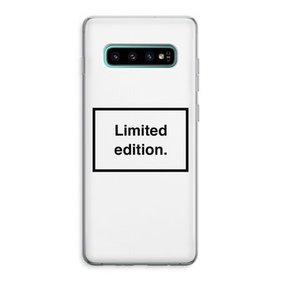 Limited edition: Samsung Galaxy S10 Plus Transparant Hoesje