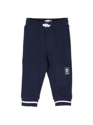 Timberland Kids pantalon de jogging à logo imprimé - Bleu