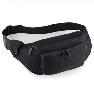 Heuptasje/buideltasje voor volwassenen - 37 x 15 cm - Zwart- fanny pack - voor op reis