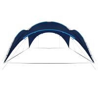 vidaXL Partytent boog 450x450x265 cm donkerblauw - thumbnail