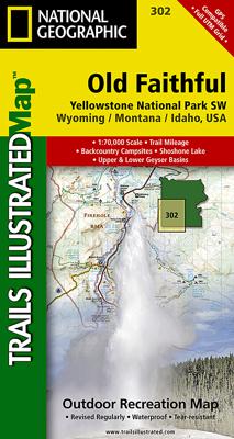 Wandelkaart - Topografische kaart 302 Old Faithful, Yellowstone National Park SW | National Geographic