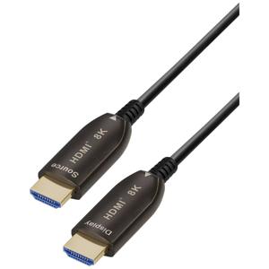 Maxtrack C 507-15 ML HDMI-kabel HDMI Aansluitkabel HDMI-A-stekker, HDMI-A-stekker 15.00 m Zwart 8K UHD