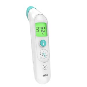 Braun BST200WE Thermometer met remote sensing Wit Voorhoofd Knoppen