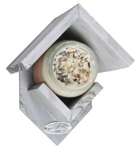 Voederhuisje pindakaas oud hout Esschert Design - Best for birds