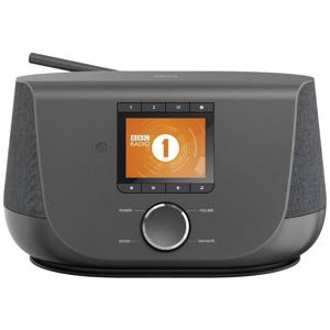 Hama Radio FM, DAB+, DAB, Internet Bluetooth, WiFi, AUX, Internetradio Zwart