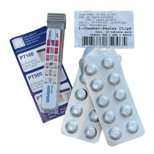 Phenol red - Test kit - 1 kamer - 20 Tablets voor zwembaden