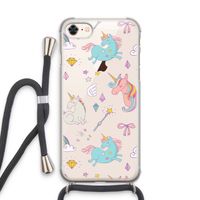 Fantasiewereld: iPhone 7 Transparant Hoesje met koord
