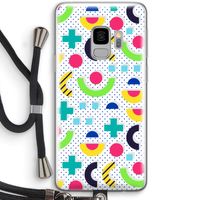 8-bit N°1: Samsung Galaxy S9 Transparant Hoesje met koord