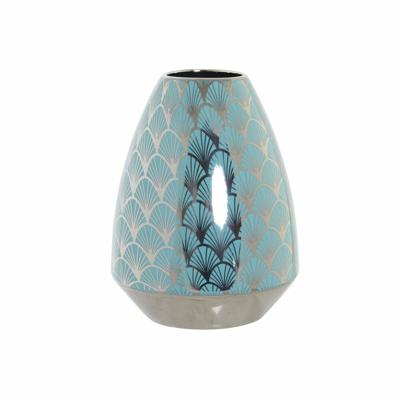Vaas DKD Home Decor Turkoois Porselein Orientaals (18 x 18 x 24 cm)