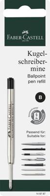 Faber Castell Vulling Hexo balpen B - Zwart
