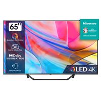 Hisense 65A79KQ tv 165,1 cm (65") 4K Ultra HD Smart TV Wifi Antraciet 250 cd/m² - thumbnail