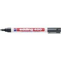 Edding 400 4-400-1-1001 Permanent marker Zwart Watervast: Ja