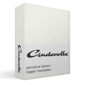Cinderella Topper Hoeslaken Basic Percaline Ivory-200 x 200 cm