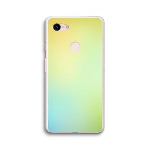 Minty mist pastel: Google Pixel 3 XL Transparant Hoesje