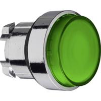 Schneider Electric ZB4BH33 ZB4BH33 (Ø) 22 mm Zonder markering Chroom, Groen 1 stuk(s)